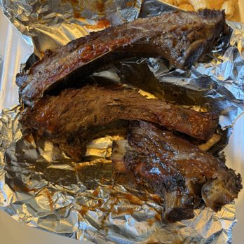 All American BBQ - 2.5 ribs when I ordered 4 ribs. - Barbeque Near Me - West Hills, California