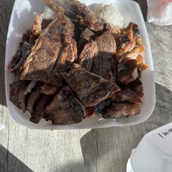 Matiki Island Barbecue - Big Kahuna Plate - Hawaiian Near Me - Fullerton, California Matiki Island Barbecue - Big Kahuna Plate - Hawaiian Near Me - Fullerton, California