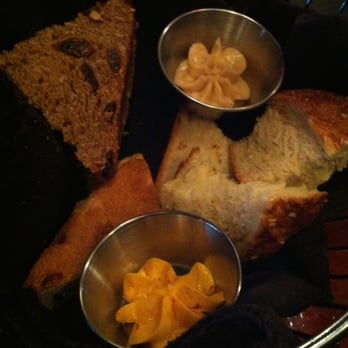 The Locus - Complimentary bread basket with flavoured butters - Lounges Near Me - Vancouver, British Columbia The Locus - Complimentary bread basket with flavoured butters - Lounges Near Me - Vancouver, British Columbia