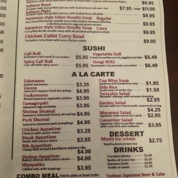 Teriyakin' - page 2 of menu - Japanese Near Me - Morrisville, North Carolina