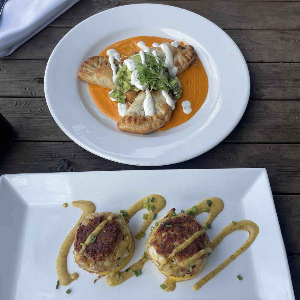 Carrol's Creek Cafe - Jumbo Lump Crab Cake Appetizer and Empanadas - Seafood Near Me - Annapolis, Maryland Carrol's Creek Cafe - Jumbo Lump Crab Cake Appetizer and Empanadas - Seafood Near Me - Annapolis, Maryland