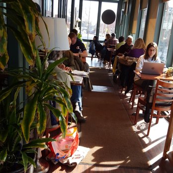 Spot Coffee Cafe - people sitting at tables with laptops - Coffee & Tea Near Me - Saratoga Springs, New York Spot Coffee Cafe - people sitting at tables with laptops - Coffee & Tea Near Me - Saratoga Springs, New York