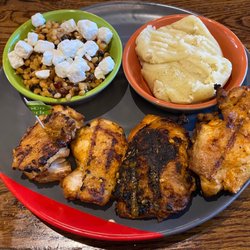 Nando's - 4 Chicken Thighs, Mild Lemon & Herb, with Spiced Grains, Butternut Squash & Feta Cheese and Creamy Mash
