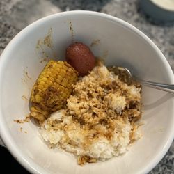 Waves Crab House - Rice, corn, potatoe