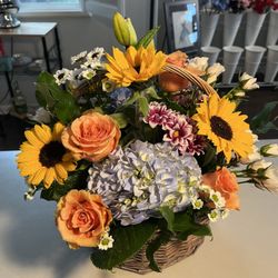 Flowers by Gina Jones - Sunflower basket