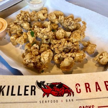 Killer Crab and Seafood - Crispy Calamari (try firecracker sauce) - Seafood Near Me - Waco, Texas Killer Crab and Seafood - Crispy Calamari (try firecracker sauce) - Seafood Near Me - Waco, Texas