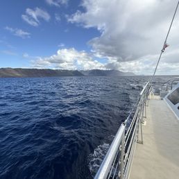 View of Ka'ena point and west side of Oahu