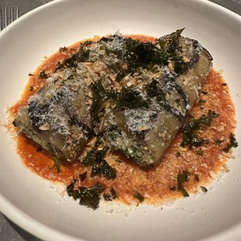 Adrestia - Eggplant manicotti - New American Near Me - Sunnyvale, California