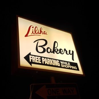 Liliha Bakery - Sign. The parking is also free while dining as well. - Bakeries Near Me - Honolulu, Hawaii Liliha Bakery - Sign. The parking is also free while dining as well. - Bakeries Near Me - Honolulu, Hawaii