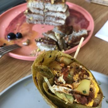 Outpost Kitchen - Bam Bam Wrap (I think) try it - it's good - Breakfast & Brunch Near Me - Costa Mesa, California Outpost Kitchen - Bam Bam Wrap (I think) try it - it's good - Breakfast & Brunch Near Me - Costa Mesa, California