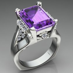 Arlington Jewelry Exchange - Custom Amethyst fashion ring!