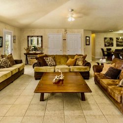 Serenity Springs Recovery Center - The lounge and TV room where the clients hang out, watch movies, and sometimes hold groups.