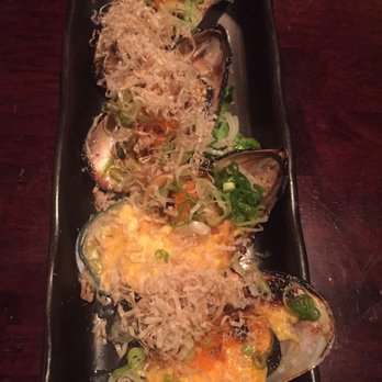 Sushi Shunka - Baked green mussels - Sushi Bars Near Me - Costa Mesa, California Sushi Shunka - Baked green mussels - Sushi Bars Near Me - Costa Mesa, California