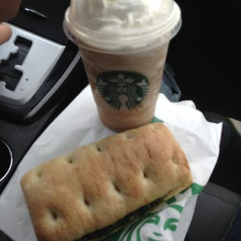 Starbucks - Cafe vanilla frapp & panini tomato mozzarella(1 of the 3 option for lunch sandwich) - Coffee & Tea Near Me - El Paso, Texas Starbucks - Cafe vanilla frapp & panini tomato mozzarella(1 of the 3 option for lunch sandwich) - Coffee & Tea Near Me - El Paso, Texas