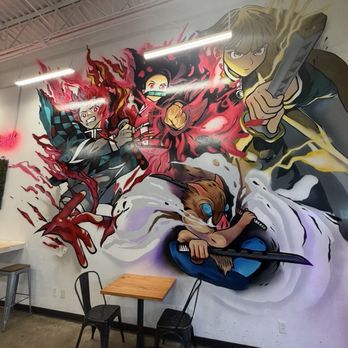 Kuma - wall mural - Ice Cream & Frozen Yogurt Near Me - San Antonio, Texas
