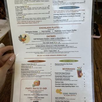 C CASA - San Ramon - Menu - Mexican Near Me - San Ramon, California