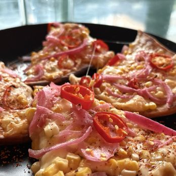 Dove + Deer - Street Corn Flatbread - Cocktail Bars Near Me - Albany, New York