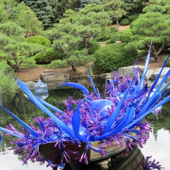 Denver Botanic Gardens - Blue and Purple Boat - Botanical Gardens Near Me - Denver, Colorado
