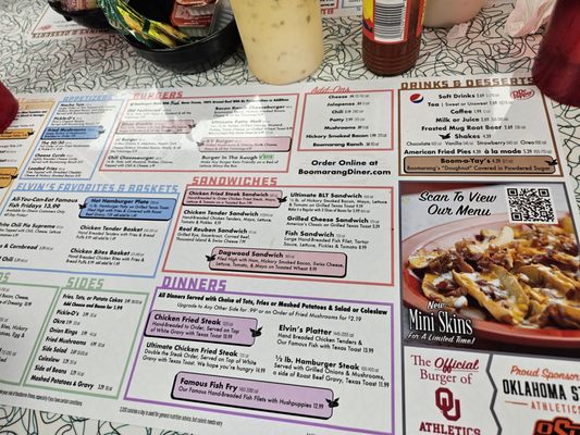 Menu photo 2 Boomerang Diner Bethany, OK