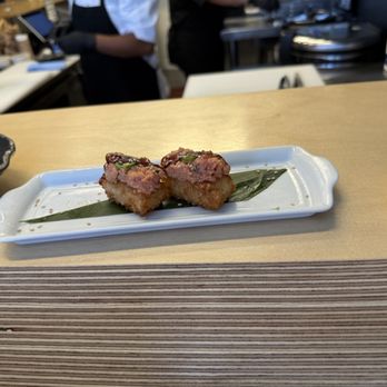 Suki - Crispy rice off menu - Sushi Bars Near Me - Beverly Hills, California