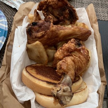 Burger Box - Fried Chicken Box (comes w/ fries & bread) - Burgers Near Me - Indio, California Burger Box - Fried Chicken Box (comes w/ fries & bread) - Burgers Near Me - Indio, California