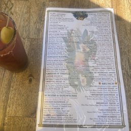 Food menu