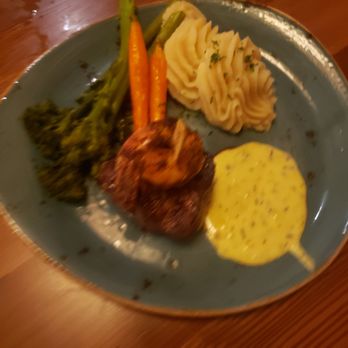 Knoxie's Table - Blurry picture of the filet...it doesn't look like much but it was so GOOD! - American Near Me - Stevensville, Maryland Knoxie's Table - Blurry picture of the filet...it doesn't look like much but it was so GOOD! - American Near Me - Stevensville, Maryland