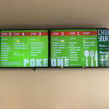 Poke One - Menu - Poke Near Me - Lone Tree, Colorado Poke One - Menu - Poke Near Me - Lone Tree, Colorado