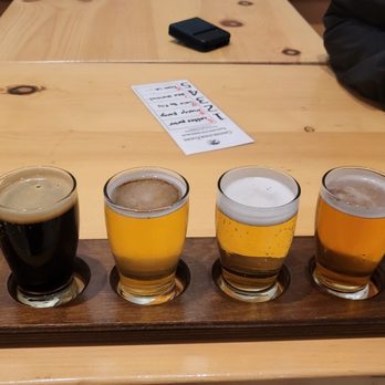 Smog City West - Flight of beer. They have preset ones but we chose our own. - Breweries Near Me - Torrance, California Smog City West - Flight of beer. They have preset ones but we chose our own. - Breweries Near Me - Torrance, California