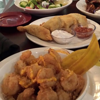 Bahama Breeze - Firecracker shrimp and beef empanadas. - Seafood Near Me - Cherry Hill, New Jersey Bahama Breeze - Firecracker shrimp and beef empanadas. - Seafood Near Me - Cherry Hill, New Jersey