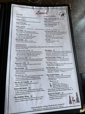 Menu photo 7 The Warming Hut Mammoth Lakes, CA Menu photo 7 The Warming Hut Mammoth Lakes, CA