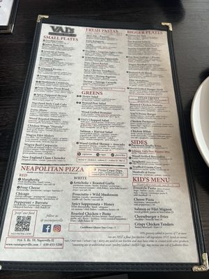 Menu photo 8 VAI's Italian Inspired- Kitchen + Bar Naperville, IL