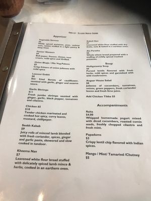 Menu photo 3 Angaar New York, NY