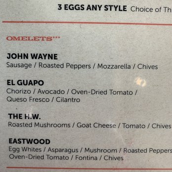 Early Bird - Omelets December 2019 - New American Near Me - Fullerton, California