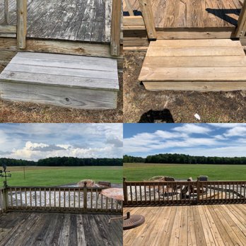 Delmarva Pro Wash - More of the deck cleaning job we done - Pressure Washers Near Me