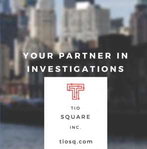 5-Star Licensed Private Investigator in Queens, NY - Let us help you with Surveillance, Cheating Spouses, Locating Missing Persons, Legal Interviews and more. TIO Square is New York's Top Licensed Private Detective Agency which combines the latest in Technology with many years of Investigative Experience. We will help you get results, fast. Visit our website or call us now at 929 269 2699 for a FREE quote and immediate assistance. We look forward to helping you!