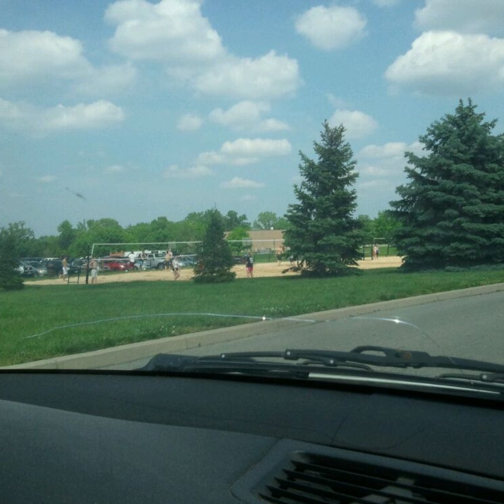 Delco Park - Vollyball courts and bmx bike course behind that - Parks Near Me - Dayton, Ohio