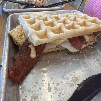 Waffle Love - Breakfast Sammy - Waffles Near Me - Round Rock, Texas Waffle Love - Breakfast Sammy - Waffles Near Me - Round Rock, Texas