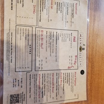 Pho Mac - Menu - Vietnamese Near Me - The Colony, Texas