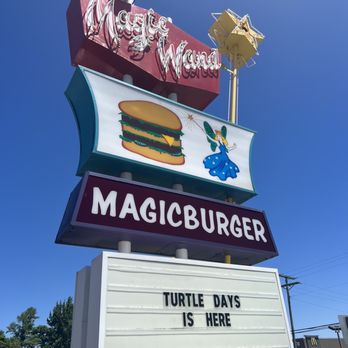 Magic Wand - Magic Wand sign - Burgers Near Me - Churubusco, Indiana