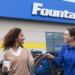 Exterior outside entrance of Fountain Tire - Winnipeg, Manitoba Exterior outside entrance of Fountain Tire - Winnipeg, Manitoba