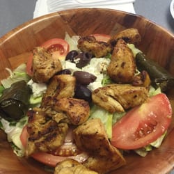 Souvlaki Place - Greek salad with grilled chicken