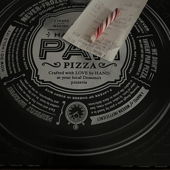 Domino's Pizza - a candy cane on a pizza box - Pizza Near Me - Cleburne, Texas Domino's Pizza - a candy cane on a pizza box - Pizza Near Me - Cleburne, Texas