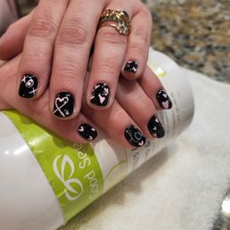 My Valentine nails by Trina!