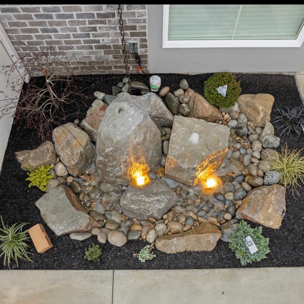 Schaefer Butte Landscaping and Patios - Bubbler - a true work of art - Landscaping Near Me Schaefer Butte Landscaping and Patios - Bubbler - a true work of art - Landscaping Near Me