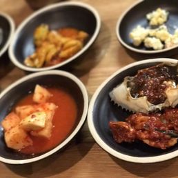 Side dishes. Pretty tasty.