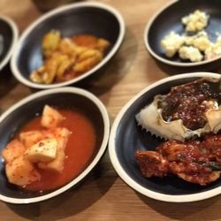 Side dishes. Pretty tasty.