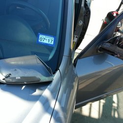 Car wash spinner at Kersh destroyed my side mirror.