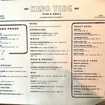 King Tide Fish and Shell - Wine and beer - Seafood Near Me - Portland, Oregon King Tide Fish and Shell - Wine and beer - Seafood Near Me - Portland, Oregon