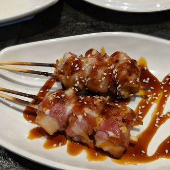 Food Terminal - Bacon wrapped scallops. Holy mother of God these are good! - Malaysian Near Me - Chamblee, Georgia